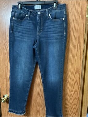 crown & ivy Dark Blue Ankle Crop Jeans